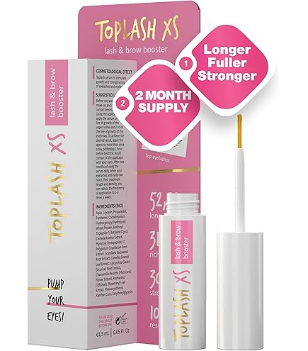 Amazon.com: TOPLASH XL Lash and Brow Booster, Growth Serum with